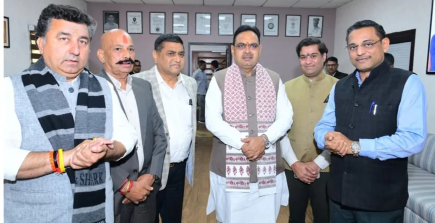 महेश्वरी समाज के MGMC महासम्मेलन में शामिल होने का CM भजनलाल शर्मा को न्योता, जोधपुर में जुटेंगे देश-विदेश से 50 हजार से अधिक समाजबंधु.