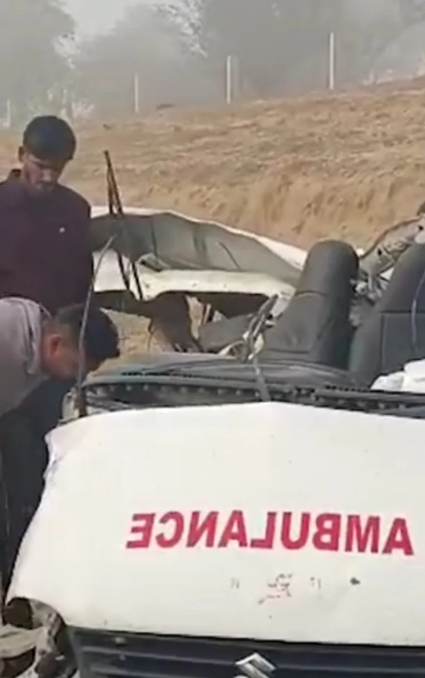 राजस्थान में घने कोहरे का कहर: स्कूल बस और एंबुलेंस की टक्कर में एक की मौत, कई जिलों में विजिबिलिटी शून्य