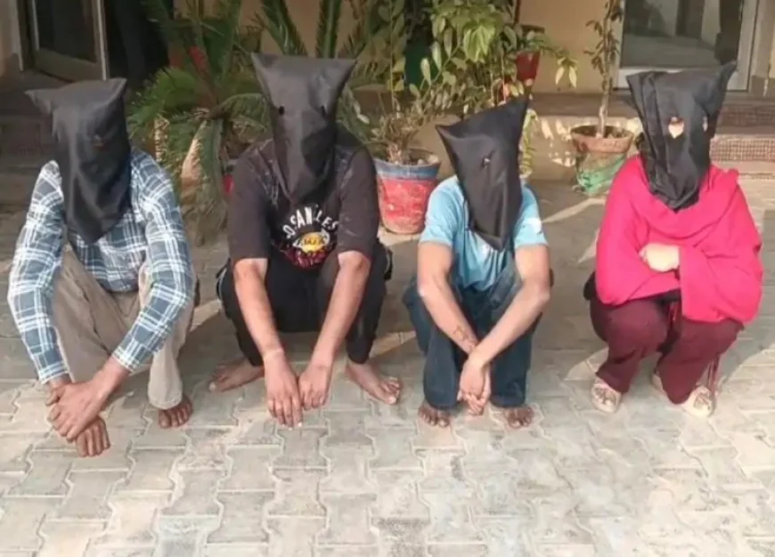 श्रीगंगानगर: पुलिसकर्मियों को लूटने की कोशिश नाकाम, अंतरराज्यीय गैंग के 4 सदस्य गिरफ्तार; महिला देती थी लिफ्ट का बहाना