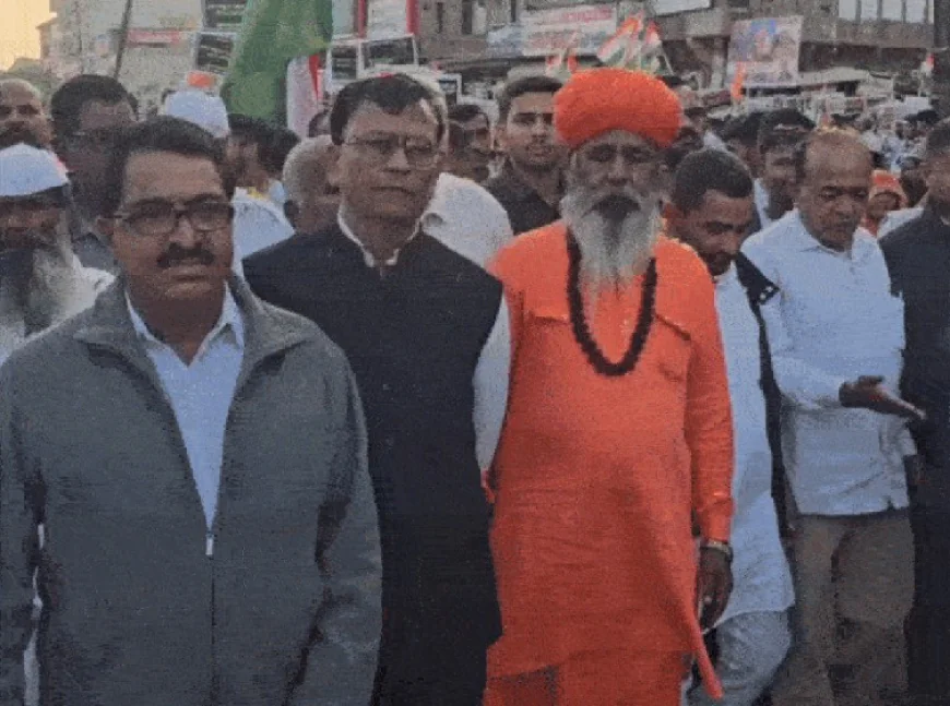 बाड़मेर में नशे के खिलाफ बड़ा अभियान: धर्मगुरुओं ने दिखाई हरी झंडी, ठाकराराम माली के नेतृत्व में शुरू हुई पदयात्रा