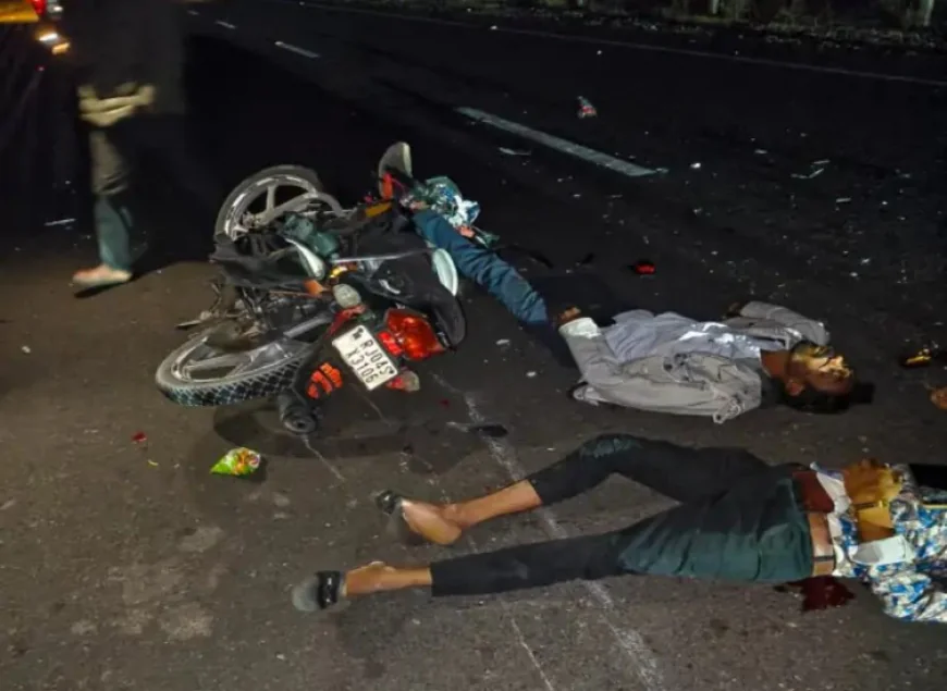 बाड़मेर में दर्दनाक सड़क हादसा: चचेरे भाइयों की बाइक ट्रैक्टर से टकराई, दोनों की मौके पर मौत