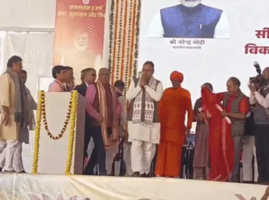 सीकर में मुख्यमंत्री भजनलाल शर्मा का कांग्रेस पर तीखा प्रहार: "जो मिला वो खाया, कांग्रेस का हाजमा बड़ा"