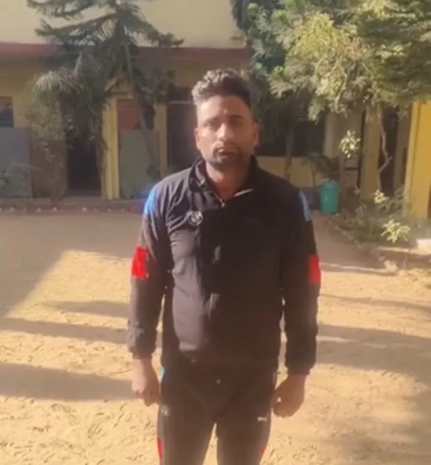 सीकर में दो साल पुराने हत्या मामले में फरार आरोपी गिरफ्तार: विदेश से लौटे युवक को पैसे के लेन-देन के विवाद में पीट-पीटकर मार डाला था