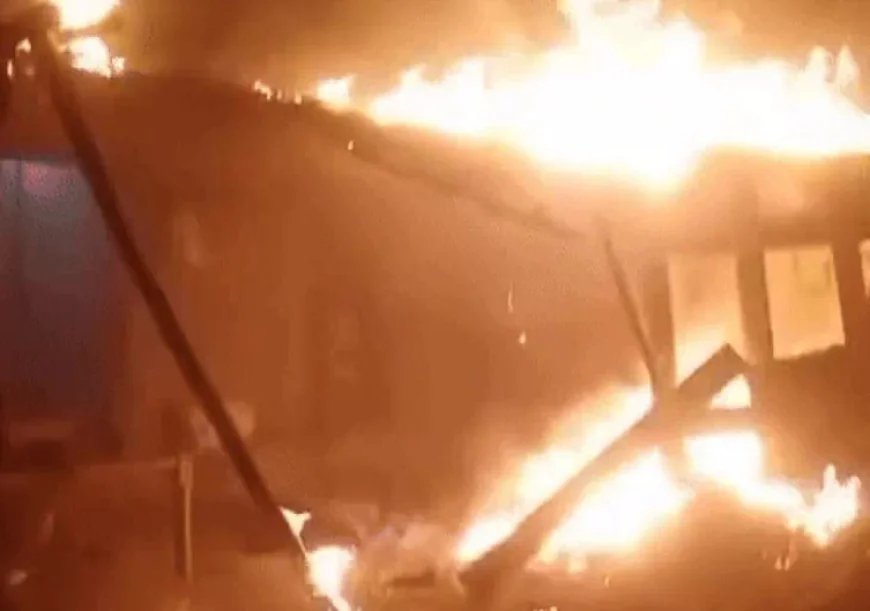 उदयपुर में सनसनीखेज वारदात: बदमाशों ने घर में लगाई आग, नाबालिग बेटी को अगवा करने की कोशिश