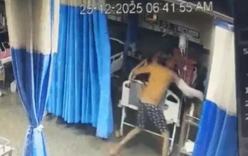उदयपुर हॉस्पिटल में मरीज पर कैंची से हमला: अचानक ताबड़तोड़ वार, आरोपी बोला- 'बस ऐसे ही हो गया'