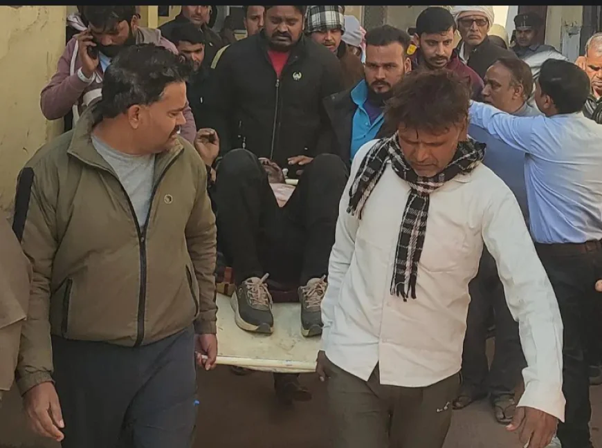 भुसावर में चारा काटने की मशीन से दर्दनाक हादसा: युवक गंभीर रूप से घायल, जयपुर रेफर