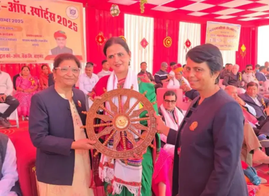 बाड़मेर में 24वीं राज्य स्तरीय को-ऑप स्पोर्ट्स टूर्नामेंट का रंगारंग शुभारंभ