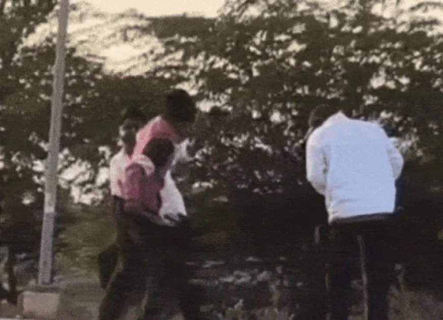 राजस्थान के बालोतरा जिले में नशे में धुत बदमाशों ने युवक को बेरहमी से पीटा: बीयर बोतलें, लकड़ी और पत्थर से हमला, वीडियो वायरल होने पर पुलिस ने आरोपियों को डिटेन किया