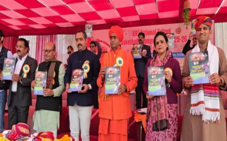 बाड़मेर में 69वीं नेशनल स्कूली बॉस्केटबॉल टूर्नामेंट का भव्य आगाज