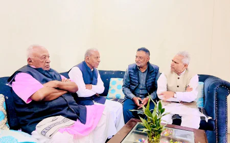 जयपुर में अमीन खान के निवास पर राजनीतिक हलचल: मेवाराम जैन समेत कई नेता हुए एकत्र