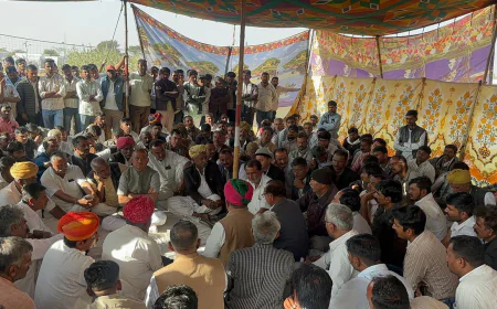 कोटड़ा हत्या मामला: भाजपा नेता स्वरूपसिंह खारा के हस्तक्षेप से धरना समाप्त, पीड़ित परिवार को मिली 45 लाख रुपये की सहायता