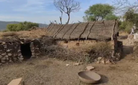 अरावली की ऊंची पहाड़ियों में बसे गांव में जीवन जुझारूपानी, बिजली और आधारभूत सुविधाओं की कमी.