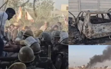 हनुमानगढ़ में तनावपूर्ण माहौल एथेनॉल फैक्ट्री के विरोध में इंटरनेट सेवाएं बंद, 7 जनवरी को संगरिया में किसान महापंचायत.