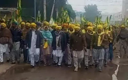 हनुमानगढ़ में एथेनॉल फैक्ट्री विरोध: संगरिया में महापंचायत, किसानों का इकट्ठा होना और प्रशासन की सतर्कता