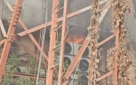 भरतपुर BSNL कार्यालय में आग की घटना: मोबाइल नेटवर्क ठप, दमकल की देरी से बढ़ी समस्या