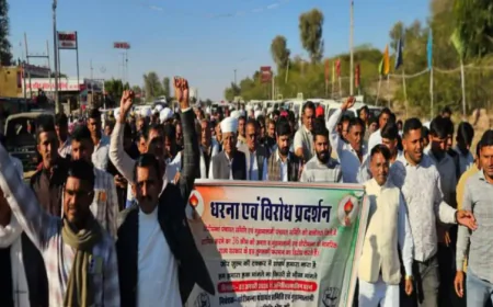 बाड़मेर-बालोतरा जिला सीमा परिवर्तन का तीव्र विरोध: धोरीमन्ना में 9वें दिन जारी धरना, 14 जनवरी को जनआक्रोश रैली, सचिन पायलट सहित बड़े नेता होंगे शामिल