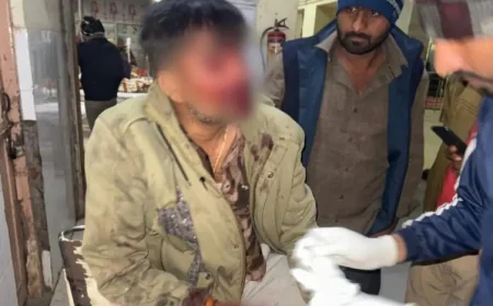 डीग में पिकअप ने बाइक को पीछे से मारी जोरदार टक्कर: युवक सुरेश गंभीर रूप से घायल, ड्राइवर फरार