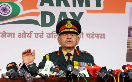 चीफ ऑफ आर्मी स्टाफ जनरल उपेंद्र द्विवेदी का बयान: युद्ध की अवधि तय नहीं, भारत को आत्मनिर्भर बनना होगा