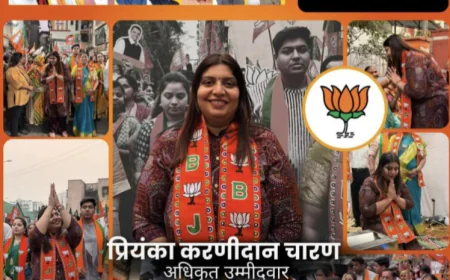 मीरा-भयंदर महानगरपालिका चुनाव 2026: प्रभाग क्रमांक 5 से भाजपा की प्रियंका करणीदान चारण की शानदार जीत