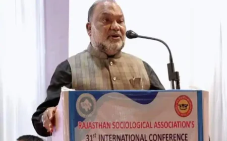 अजमेर के प्रिंसिपल मनोज बेहरवाल का विवादास्पद बयान: 'पाकिस्तान हमारा बड़ा भाई है, 12 घंटे पहले अस्तित्व में आया'