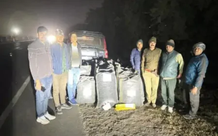 उदयपुर पुलिस की फिल्मी स्टाइल कार्रवाई: कीलों वाली पट्टी से रोकी तस्करों की स्कॉर्पियो, 468 किलो डोडा चूरा जब्त, बाजार मूल्य 90 लाख रुपये