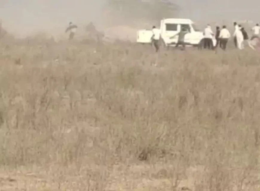 नागौर में खनन माफिया का खुला तांडव: माइनिंग टीम और पुलिस पर पथराव, बोलेरो से कुचलने की कोशिश