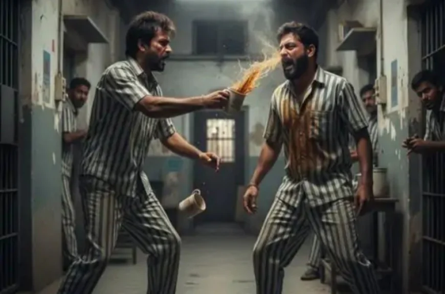 अजमेर सेंट्रल जेल में बंदियों के बीच झगड़ा: गर्म चाय फेंकने और स्टील मग से हमले में एक कैदी की आंख की रोशनी गई