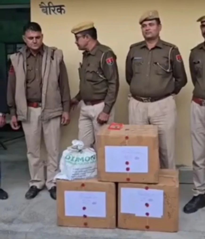 बाड़मेर में नशीली दवाओं का बड़ा जखीरा बरामद: पुलिस की संयुक्त कार्रवाई में 12,645 प्रतिबंधित टैबलेट्स जब्त, आरोपी फरार