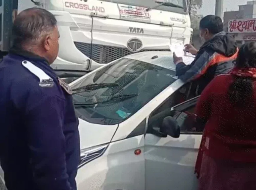 जयपुर में दिल दहला देने वाला हादसा: तेज रफ्तार डंपर ने कार को टक्कर मारकर 1.5-2 किमी तक घसीटा, परिवार बाल-बाल बचा