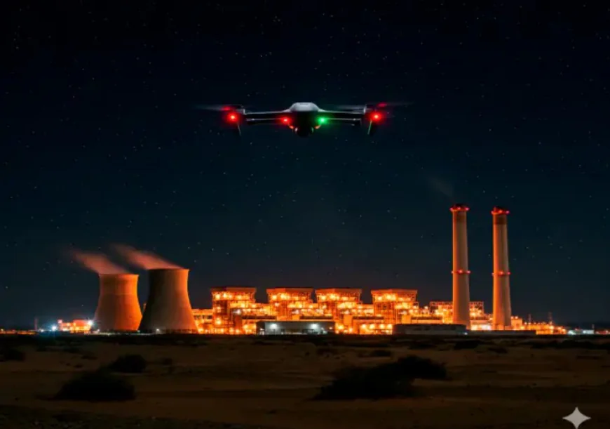 भारत-पाक बॉर्डर पर सुरक्षा में सेंध: जैसलमेर के रामगढ़ थर्मल पावर प्लांट पर 1 घंटे तक मंडराया रहस्यमयी ड्रोन, जांच में जुटीं एजेंसियां