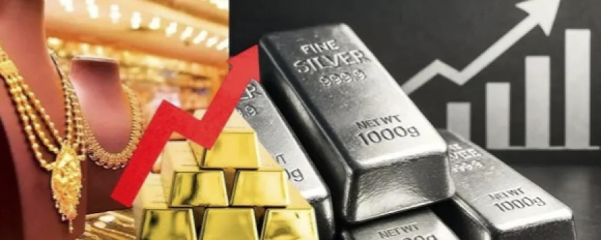 चांदी ने बनाया नया रिकॉर्ड, चार दिन में ₹40 हजार से ज्यादा उछाल सोना भी ऊंचे स्तर पर.