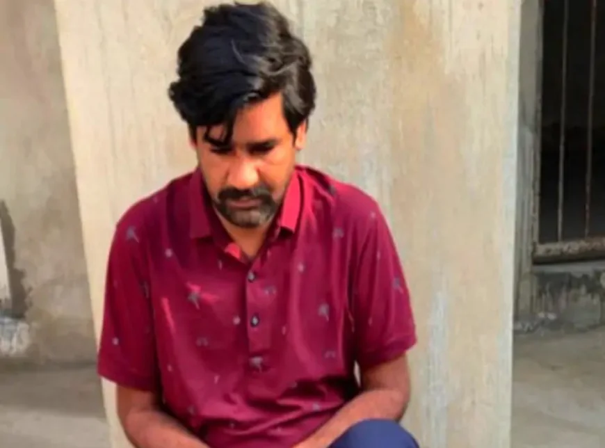 जैसलमेर में SBI बैंक का एटीएम उखाड़कर ले जाने वाला शातिर बदमाश गिरफ्तार: 2 महीने से फरार था, दबिश देकर पकड़ा; वारदात में तोड़े थे सीसीटीवी कैमरे, 1.5 लाख रुपये बरामद