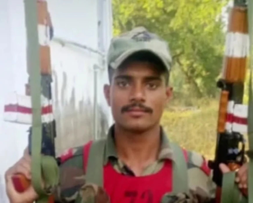 भरतपुर में 22 वर्षीय अग्निवीर सैनिक पुष्पेंद्र का सड़क हादसे में निधन: घर लौटते समय 3 किमी पहले मिला शव