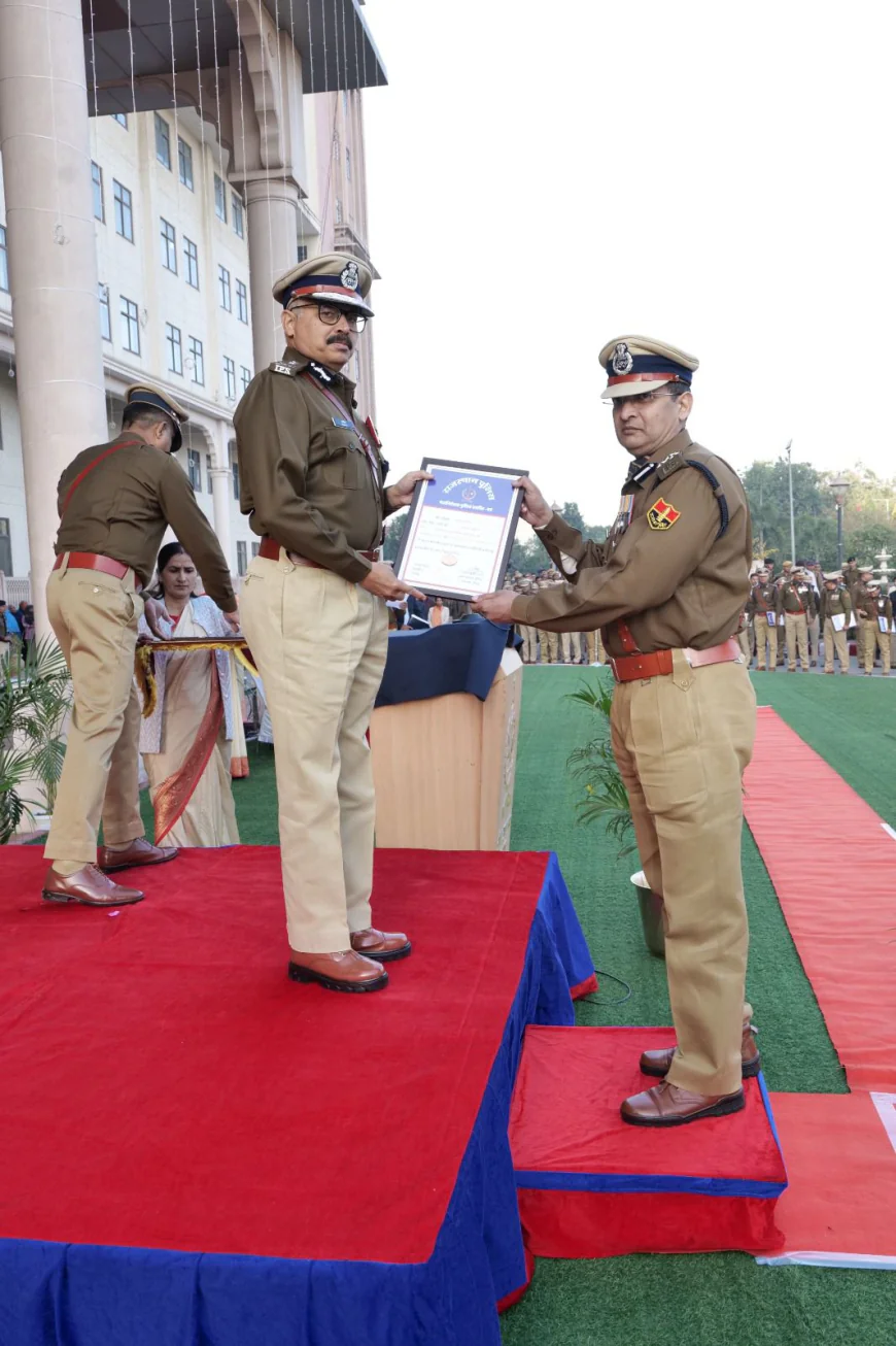 गणतंत्र दिवस 2026: राजस्थान पुलिस मुख्यालय में 45 अधिकारियों और कर्मचारियों को मिला सम्मान