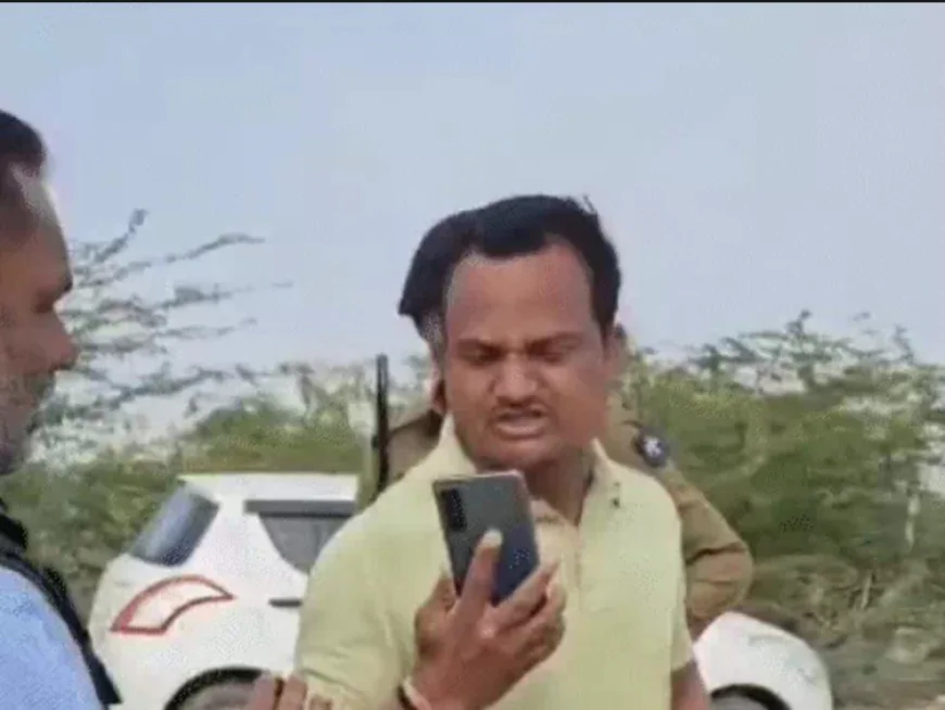 ब्यावर जिले के अतीतमंड गांव में माइनिंग सर्वे टीम पर हमला: निवर्तमान सरपंच ने दौड़ाकर पीटा, महिला फोरमैन और इंजीनियर घायल, ड्रोन तोड़ा, वाहनों पर पथराव