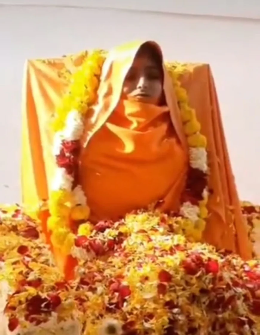 साध्वी प्रेम बाईसा का आज पैतृक गांव परेऊ में अंतिम संस्कार: साधु-संतों और हजारों श्रद्धालुओं की भीड़ उमड़ी, समाधि दी जाएगी