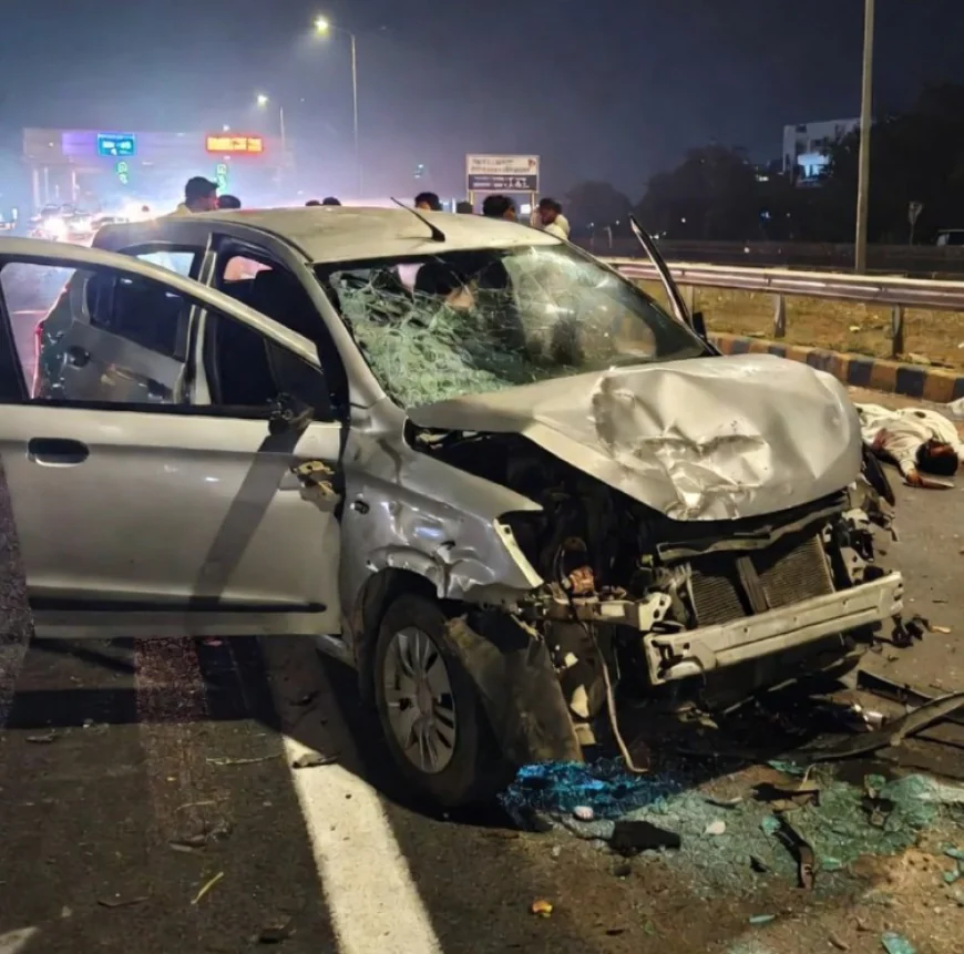भीलवाड़ा: अजमेर-भीलवाड़ा हाईवे पर भीषण सड़क हादसा, अज्ञात वाहन की जोरदार टक्कर से ईको कार के परखच्चे उड़े, दो युवकों की मौके पर मौत, दो घायल