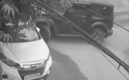 जयपुर में एक बार फिर 'काली थार' का आतंक: खड़ी चार कारों को मारी टक्कर, लोगों पर जीप चढ़ाने की कोशिश, पुलिस ने दर्ज की FIR