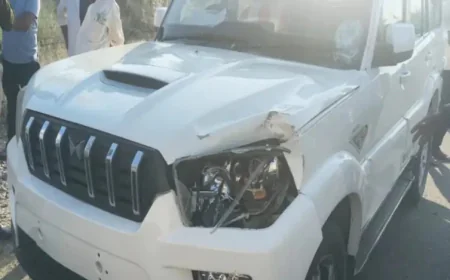 बाड़मेर में दिल दहला देने वाला सड़क हादसा: स्कॉर्पियो ने पैदल चल रहे 80 वर्षीय बुजुर्ग को कुचला, मौके पर मौत; ड्राइवर गाड़ी छोड़कर फरार