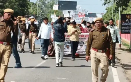 भरतपुर में बेरोजगारी के सदमे से 6 युवा मित्रों की मौत, 2 ने की सुसाइड: राजीव गांधी युवा मित्रों ने निकाली जोरदार रैली, सरकार पर लगाया बड़ा आरोप