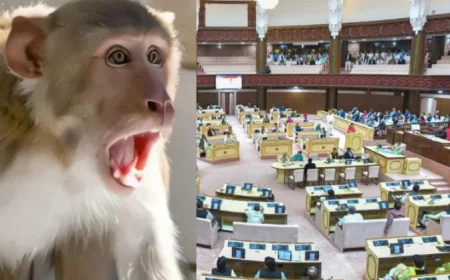 राजस्थान विधानसभा में गूंजा ‘बंदरों का आतंक’ मुद्दा  शहरों की ओर पलायन, जिम्मेदारी तय करने और स्थायी समाधान पर हुई गंभीर चर्चा..