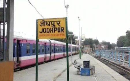 जोधपुर रेलवे में हाई‑टेक फाटक निगरानी, अब स्टेशन मास्टर देख सकेंगे लाइव फूटेज!