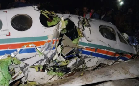 रांची से दिल्ली जा रही एयर एंबुलेंस सिमरिया में दुर्घटनाग्रस्त, सातों की दर्दनाक मौत...