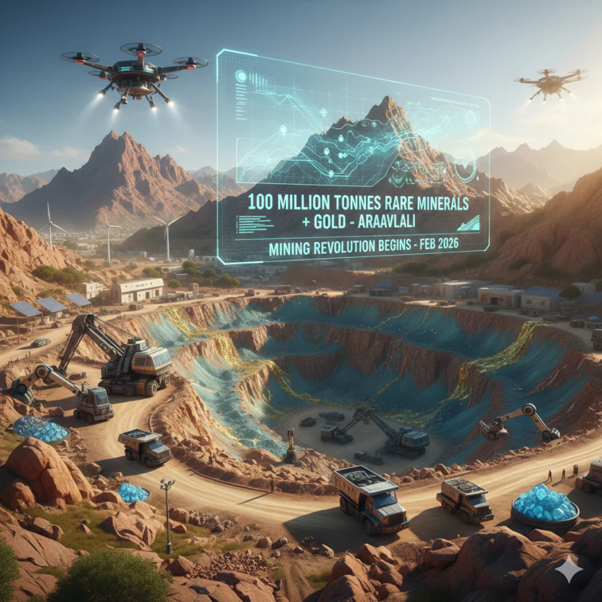 राजस्थान: अरावली की गोद में छिपा खजाना उजागर होने को तैयार, 100 मिलियन टन दुर्लभ खनिजों समेत सोने के मिलने के संकेत