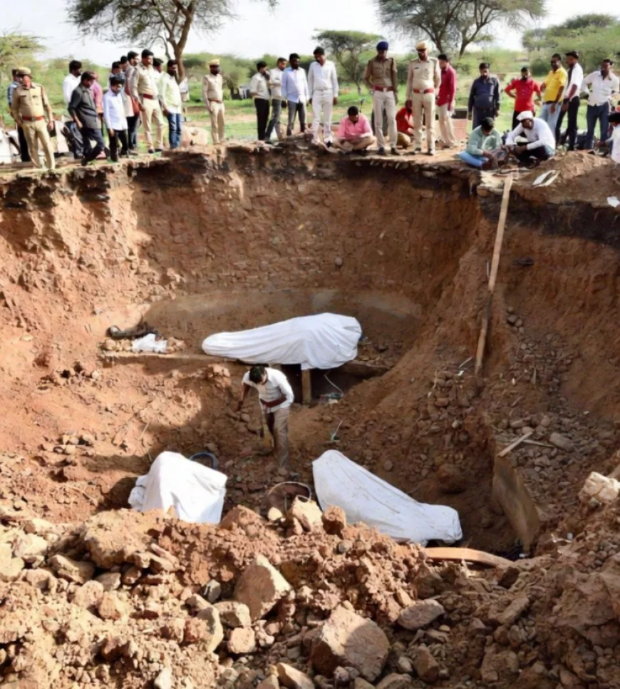 पाली में कुएं में मिट्टी ढहने से दो मजदूरों की दर्दनाक मौत, दो घायल; सोजत अस्पताल में चल रहा इलाज