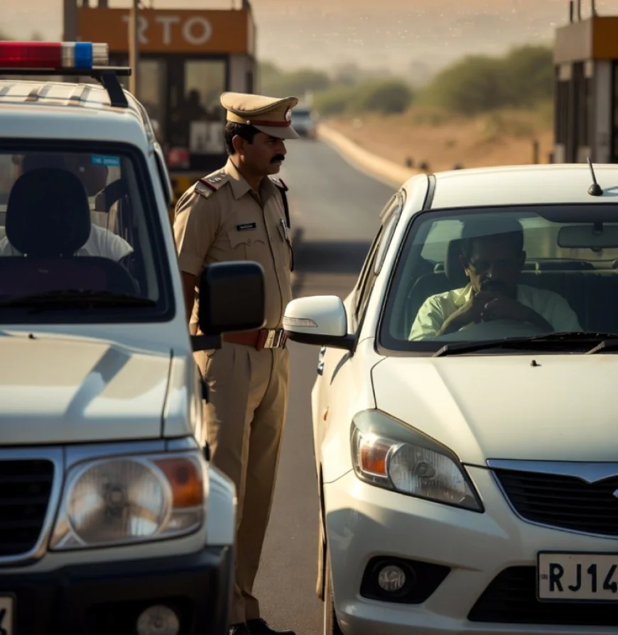 जयपुर: सरकारी वाहन में जा रहे RTO अधिकारी को रोककर दी गई जान से मारने की धमकी, वर्दी उतरवाने की भी चेतावनी