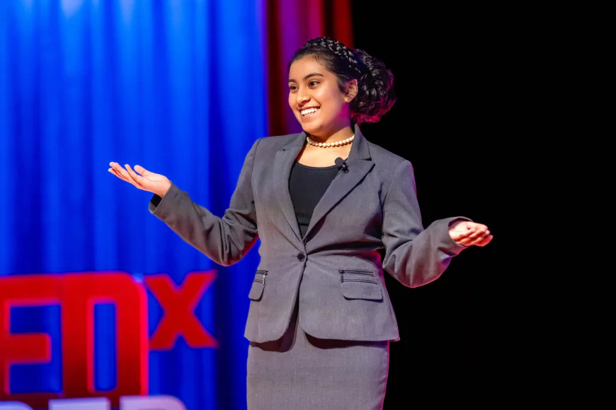 13 वर्षीय जिया सिंघवी ने अमेरिका के TEDx मंच पर चमक बिखेरी: न्याय प्रणाली में AI और न्यूरोसाइंस से क्रांति का सुझाव, पादरू (बालोतरा) की बेटी ने राजस्थान का नाम रोशन किया