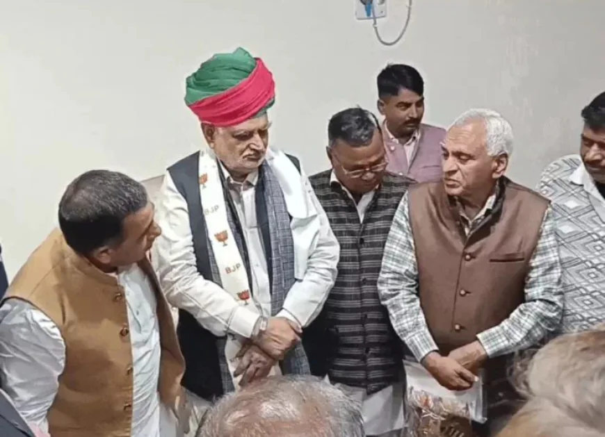 नागौर में सरकारी जमीनों के अवैध पट्टों पर सख्ती: मंत्री झाबर सिंह खर्रा बोले- ताजमहल-लालकिले की भी रजिस्ट्रियां हो चुकी हैं, अवैध कब्जेदारों पर होगी FIR