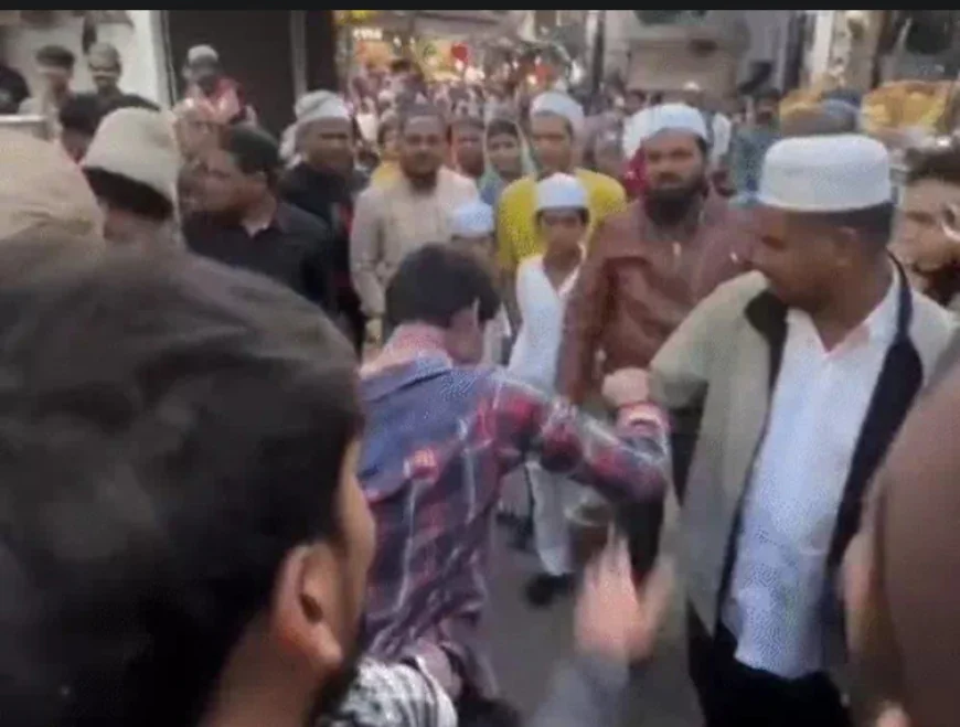 अजमेर दरगाह के पास मोबाइल चोरी के शक में युवक की बेरहमी से पिटाई: वीडियो वायरल, तलाशी में कुछ नहीं मिला