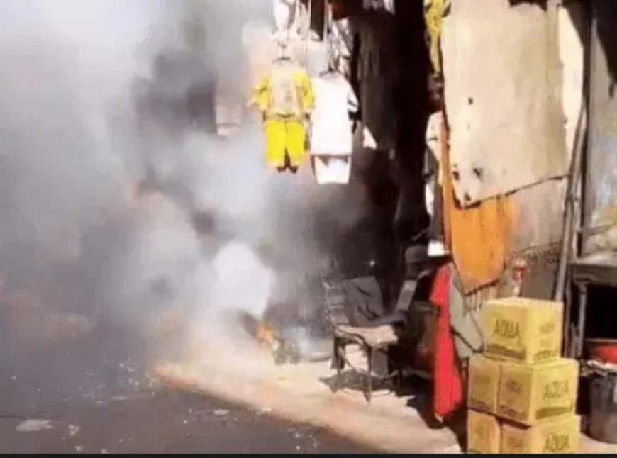 अजमेर के दरगाह बाजार में भीषण आग: अंडरग्राउंड केबल में शॉर्ट सर्किट से धमाकों की आवाजें, आधे घंटे तक चली अफरा-तफरी